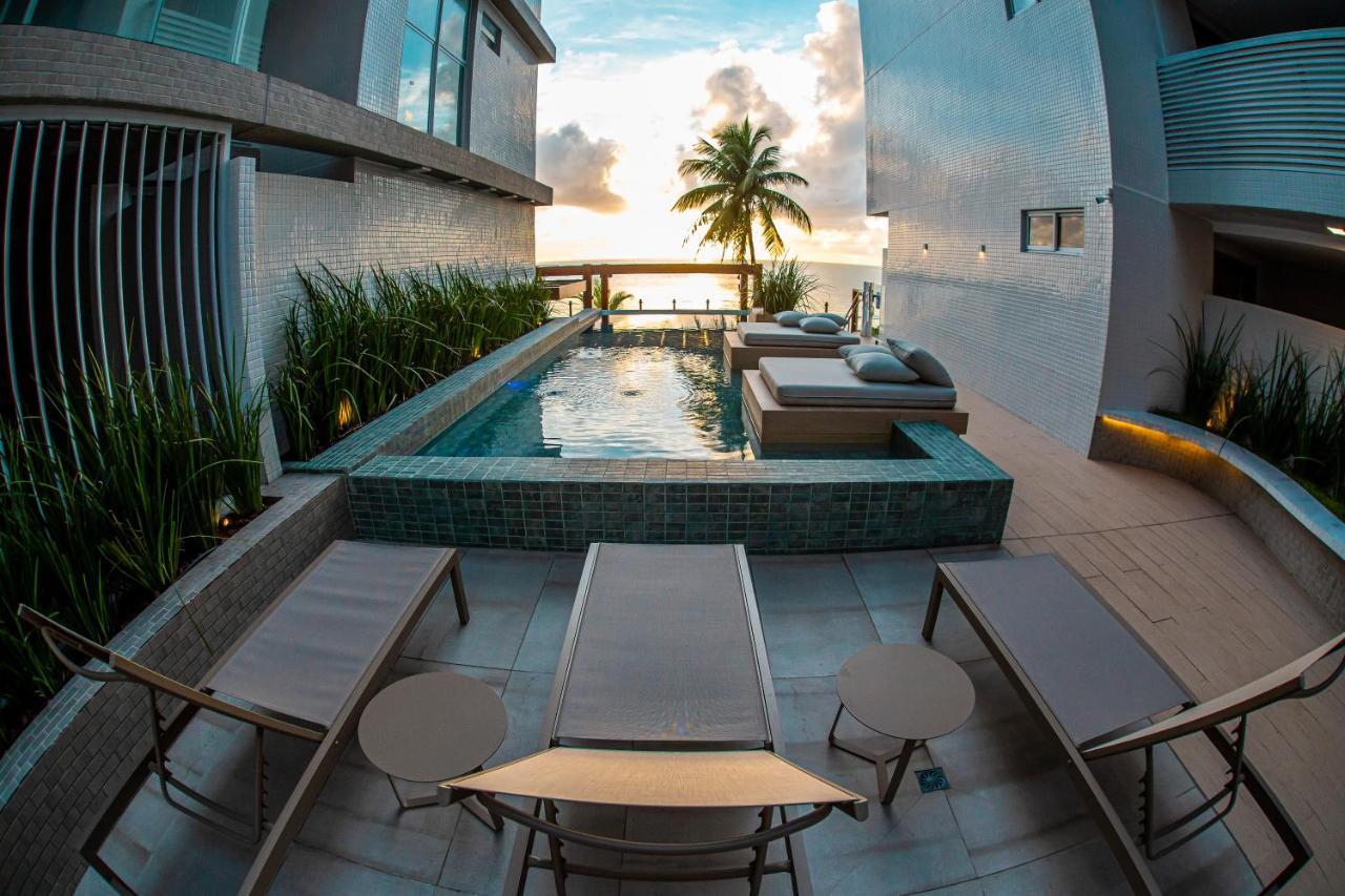 Apartamento Com Jacuzzi Na Beira Mar De Joao Pessoa No Branco Haus Eksteriør billede