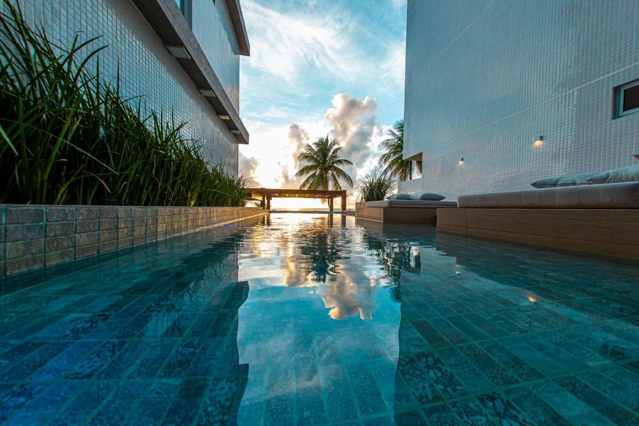 Apartamento Com Jacuzzi Na Beira Mar De Joao Pessoa No Branco Haus Eksteriør billede