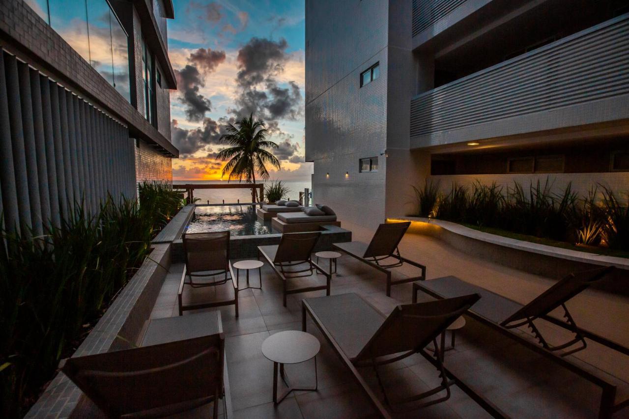 Apartamento Com Jacuzzi Na Beira Mar De Joao Pessoa No Branco Haus Eksteriør billede